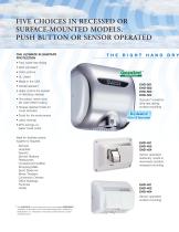 ELECTRONIC HAND DRYERS... BUILT TO LAST - 2