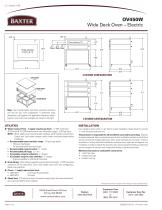 OV450W Wide Deck Oven ? Electric - 2