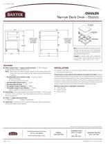 OV452N Narrow Deck Oven ? Electric-2