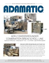 Adamatic Combination Bread and Roll Makeup Line - 1