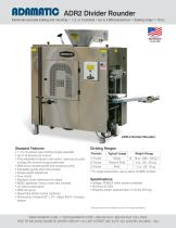 Commercial Dough Divider-rounder - Adr-2 - Adamatic