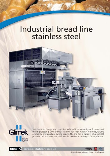 Glimek Industrial Bread Line with MO-360