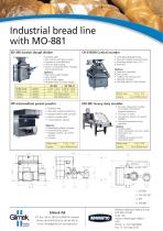 Glimek Industrial Bread Line with MO-881-2