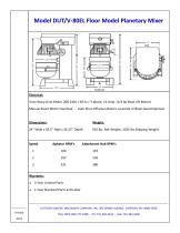 Model DUT/V-80EL - 2