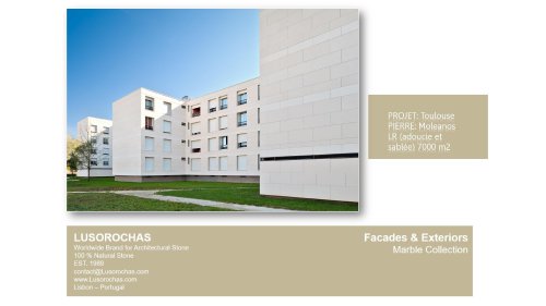 facade in Moleanos , beige limestone by Lusorochas