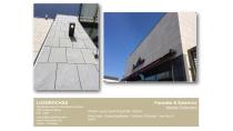 Grey marble Ruivina for cladding at French Riviera Mall by Lusorochas - 1