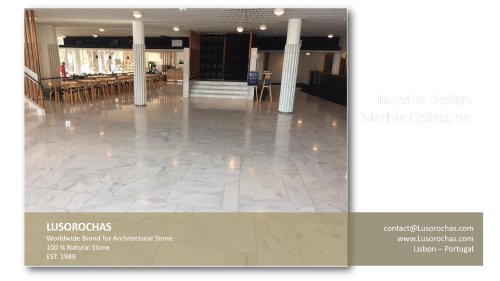 white marble for luxury floor by Lusorochas