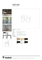 Clip chair - product sheet - 2