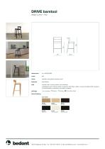 Drive barstool - product sheet - 2