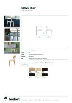 Drive chair - product sheet - 2