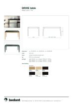 Drive table - product sheet - 2