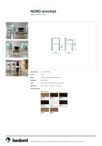 Nord armchair- product sheet - 2