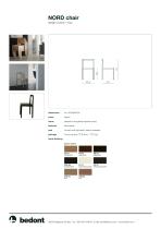 Nord chair - product sheet - 2