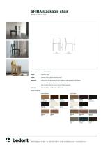 Shira stackable chair - product sheet - 2