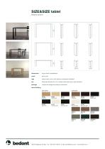 Size&Size table - product sheet - 2