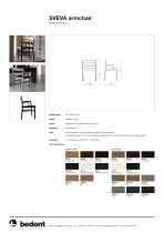 Sveva armchair - product sheet - 2