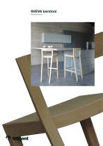 Sveva barstool with backrest - product sheet - 1