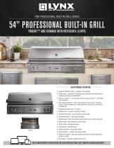 54" PROFESSIONAL BUILT-IN GRILL - 1