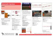 Barrier arm signalization - 1