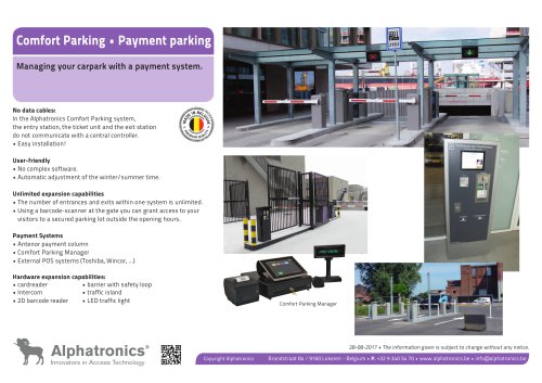 Payment parking • Comfort Parking