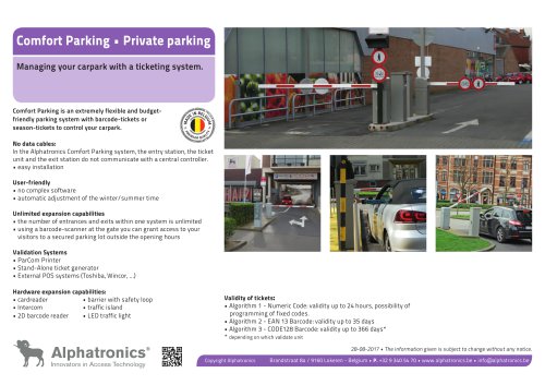 Private parking • Comfort Parking