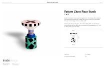 PATTERN CHESS PIECE STOOLS - 1