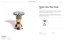 PATTERN CHESS PIECE STOOLS - 2