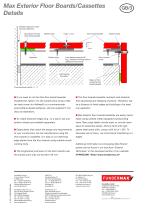 Assembly Instructions Max Exterior Floor Board s / C a s s e t t e s - 4