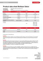 Product data sheet Biofaser Dekor - 1