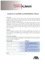 Technical data sheet - cleaning klinker-1