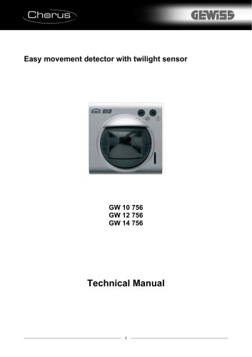 Easy movement detector with twilight sensor