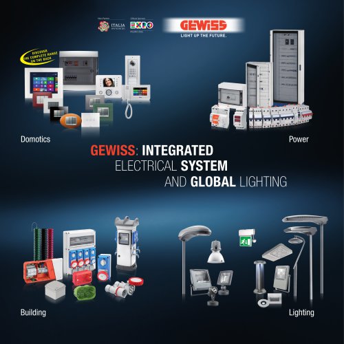 GEWISS: INTEGRATED ELECTRICAL SYSTEM AND GLOBAL LIGHTING