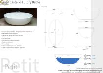 PETIT SMALL FREESTANDING LUXURY OVAL DESIGNER BATH-1