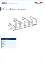 Galvanised Optimum bicycle rack-1