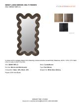 BENNY LARGE MIRROR, MULTI FINISHES - 1