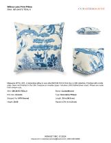 Willow Lake Print Pillow - 1