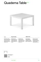 Catalog 2600 QUADERNA TABLE