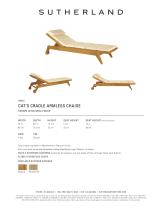 CAT’S CRADLE ARMLESS CHAISE - 1