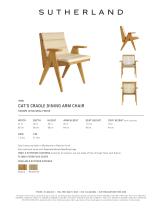 CAT’S CRADLE DINING ARM CHAIR - 1