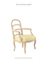 Louis Soleil Dining Arm Chair - 1