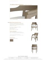 Melina Woven Dining Arm Chair - 2