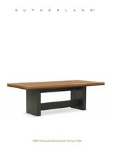 Peninsula Rectangular Dining Table - 1