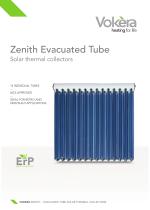 Zenith Solar Thermal Collectors Evacuated Tubes Manual - 1