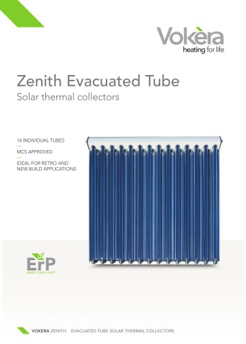 Zenith Solar Thermal Collectors Flat roof – On Tile & Evac. Tubes