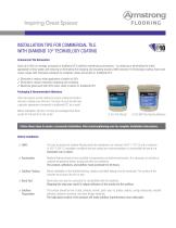 INSTALLATION TIPS FOR COMMERCIAL TILE WITH DIAMOND 10® TECHNOLOGY COATING-1