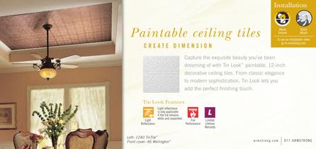 Tin Look™ Paintable Ceilings - 3