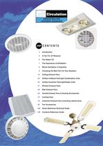 Air Circulation, Exhaust Fans and Ventilation Equipment Technical Data - 3