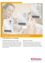 EF series rapid heaters for bathrooms - 1