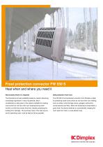 Frost protection convector FW 550 S - 1