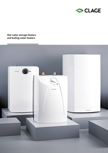 Hot water storage heaters and boiling water heaters